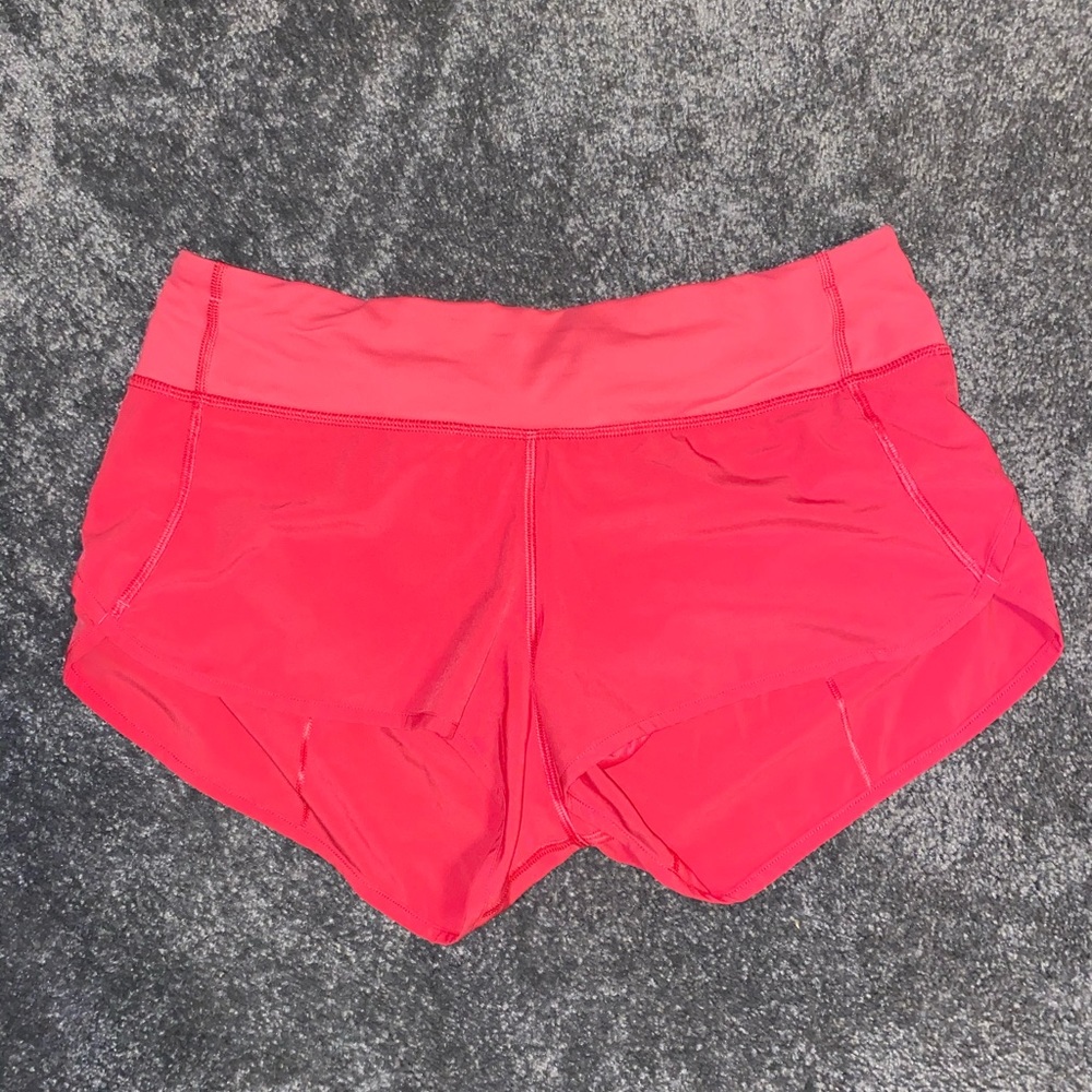 lululemon hot pink shorts